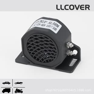 12V-80V Reversing Horn Backup Alarm for Trucks Forklifts Reverse Buzzer Waterproof 105db