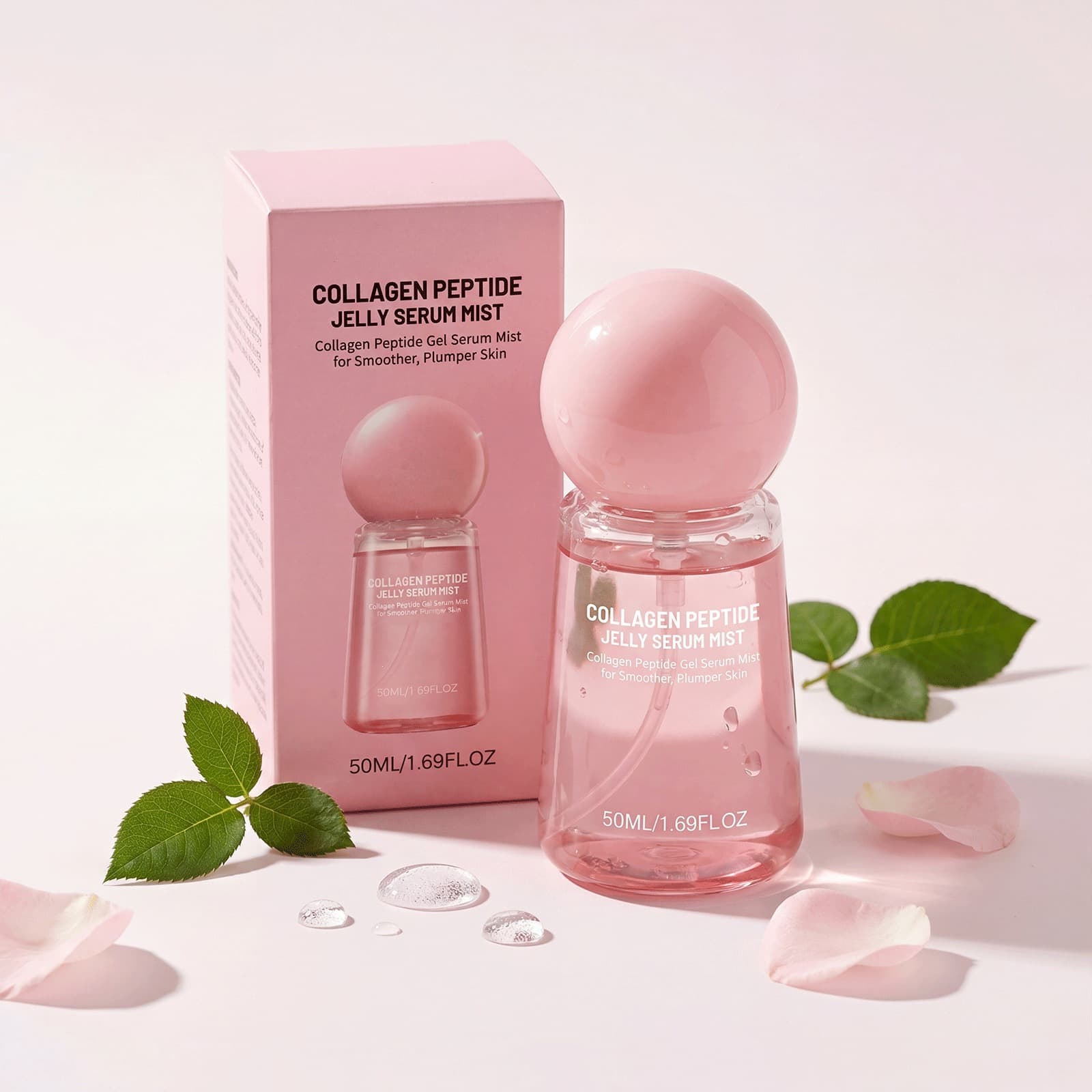 Collagen Peptide Jelly Essence Spray Smooth and Moisturizing Facial Skin Hydrating Nourishing Essence