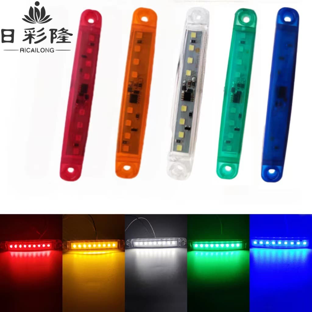 Truck Trailer 9LED Side Light Tail Light Signal Light 12-24V Steady On