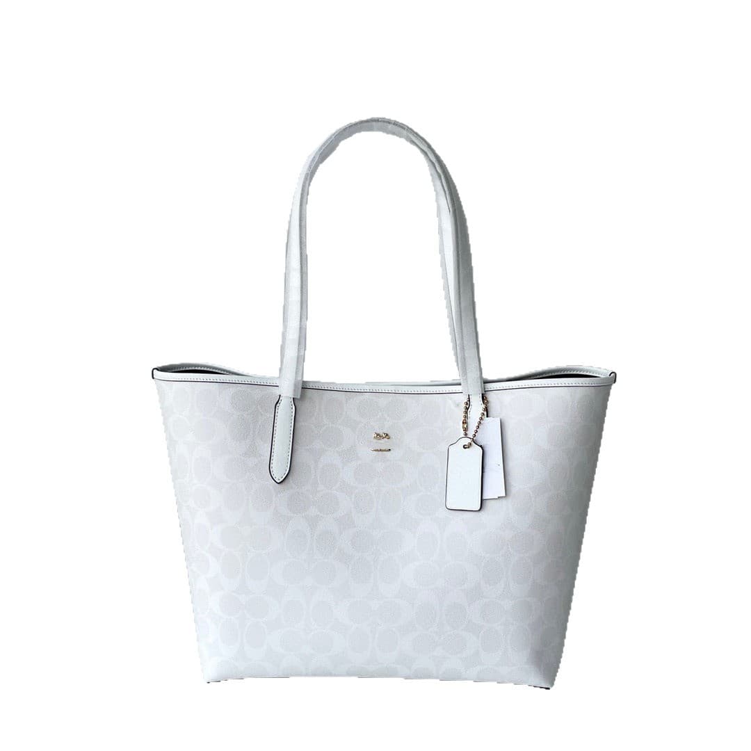 Outlet Women's Bag Classic Monogram City33 Tote Bag Large Capacity Shopping Bag Handbag Shoulder Genuine Leather Women's Bag