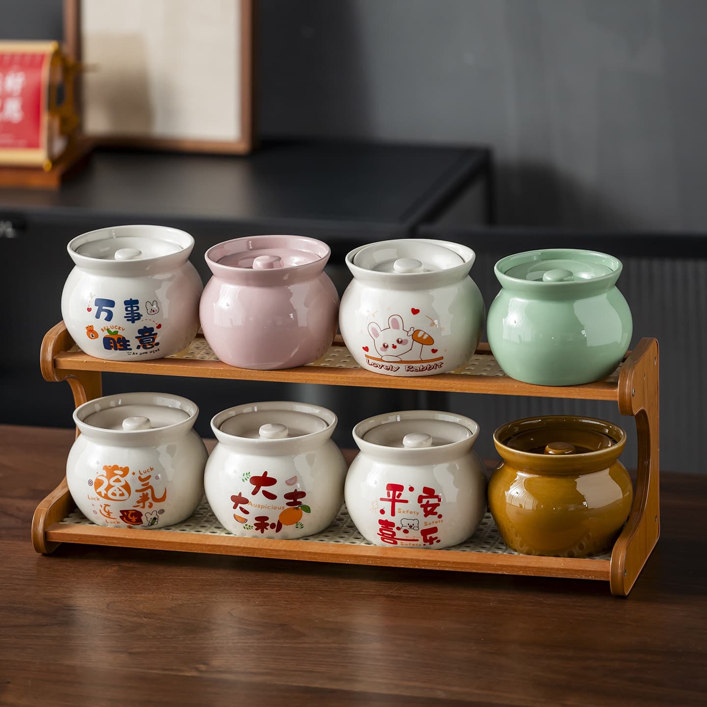 Traditional Clay Soup Pot for Home Double-Boiling, Single Serving Steaming Bowl, Sha County Snack Style Lidded Ceramic Simmering Pot