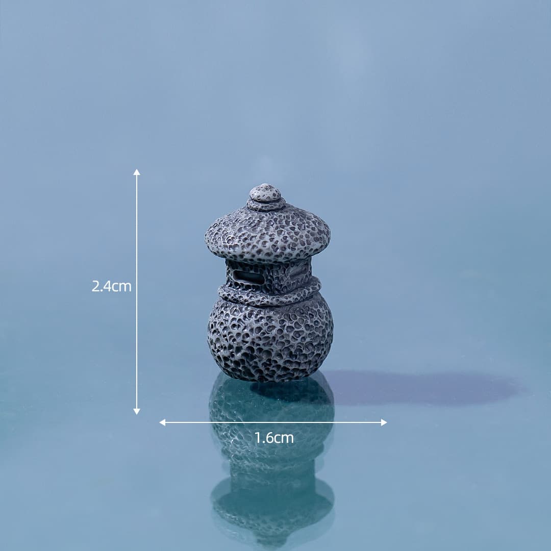 Miniature Landscape Simulation Rockery Pavilion Bridge Scenery Chinese Style Gardening Bonsai Tea Table Accessories Handicraft Ornament