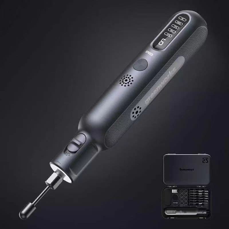 Greenworks 8V Lithium-Ion Cordless Rotary Tool Kit - Wireless Handheld Engraver for Stone, Wood, Polishing, Cutting, and Carving