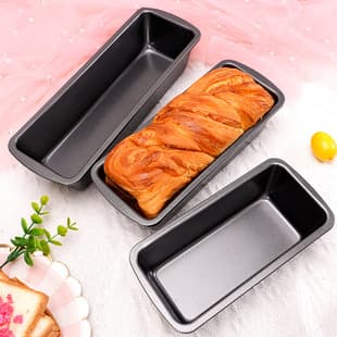 Toast Bread Mold Without Lid Non-Stick Rectangular Loaf Pan for Baking, Home Use Non-Stick
