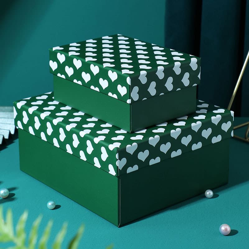 Top and Bottom Cover Gift Box Empty Box New Year Christmas Cosmetics Gift Packaging Box Gift Box Storage Holiday Gift Box