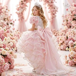 (H701-711) Live Link Children's Dress Girls Princess Dress Birthday Party Flower Girl Dress In Stock