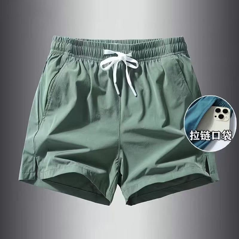 High Quality Ice Silk Ultra-Thin Men's Summer Shorts, Quick-Dry 3-Inch Shorts, Casual Sports Thin Loose Shorts