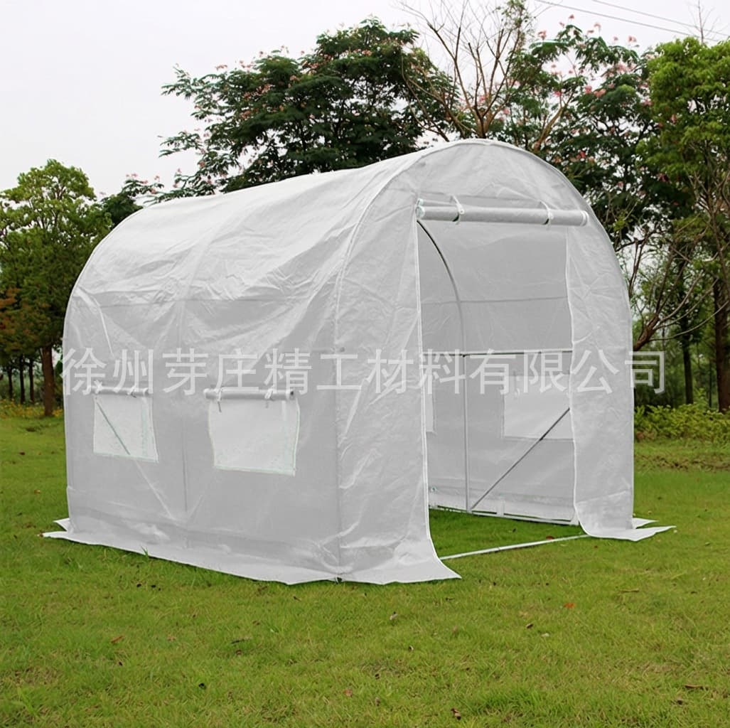 Complete Set of Small Flower Houses for Home Gardening, Insulated Greenhouses, Steel Structure Galvanized Pipe Balcony Garden Greenhouses for Export