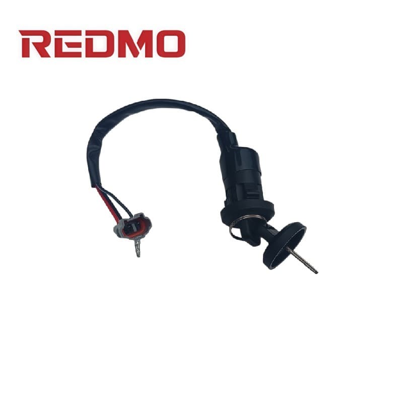 Off-road motorcycle, three-speed, three-wire, dual waterproof ignition switch, waterproof switch key