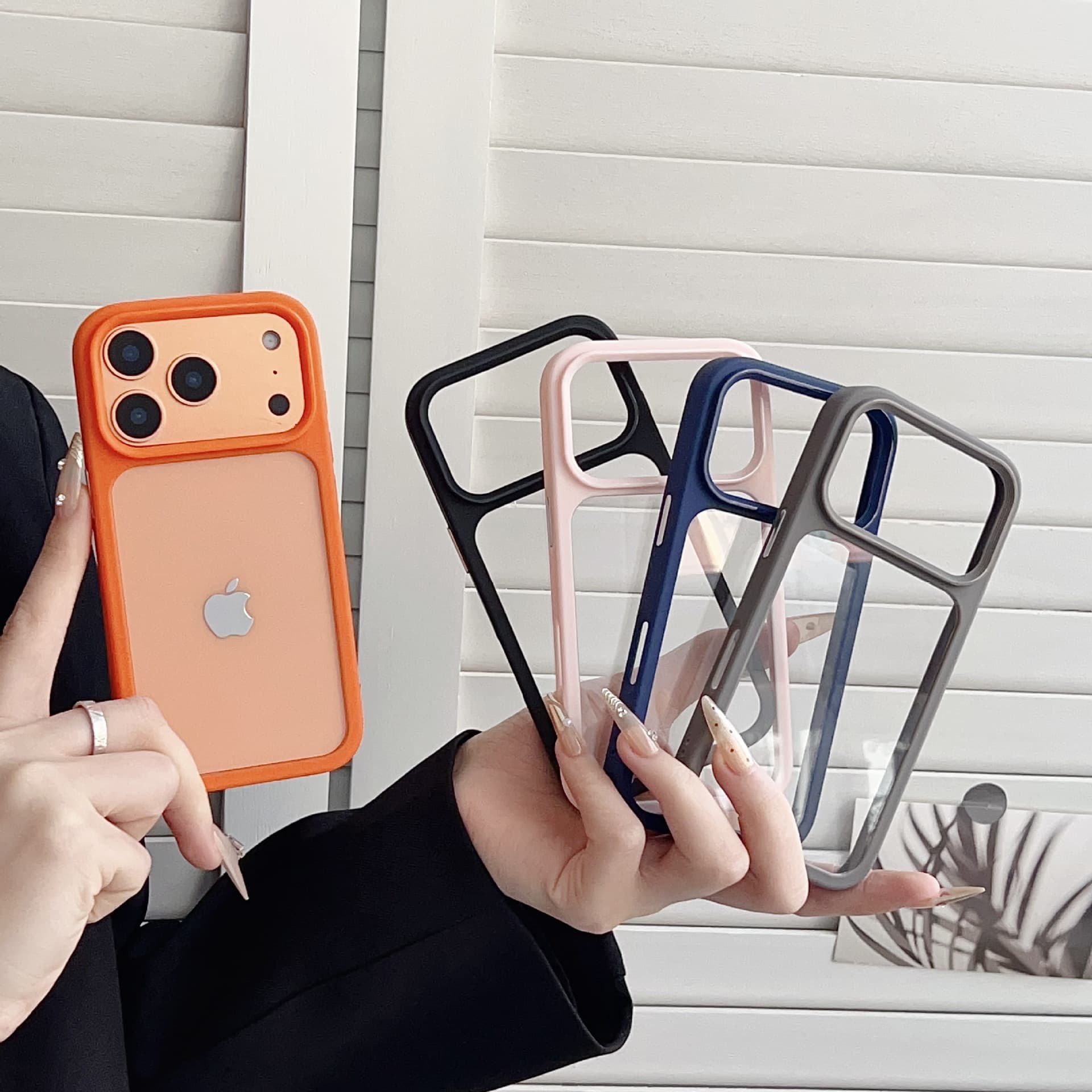 Compatible with iPhone 17 Pro, 17 Pro Max, Metal Groove Resin Drip iPhone 17/16 Phone Case, 16 Pro Max Case