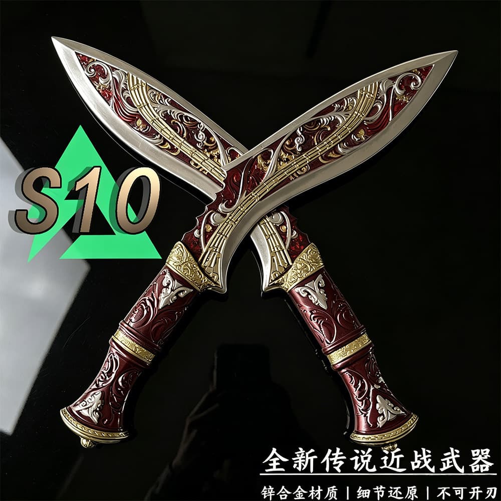 Elegy Model Delta Force Action Peripheral Knife Skin, Nepal Polaris Creed Zinc Alloy S10 Season Toy