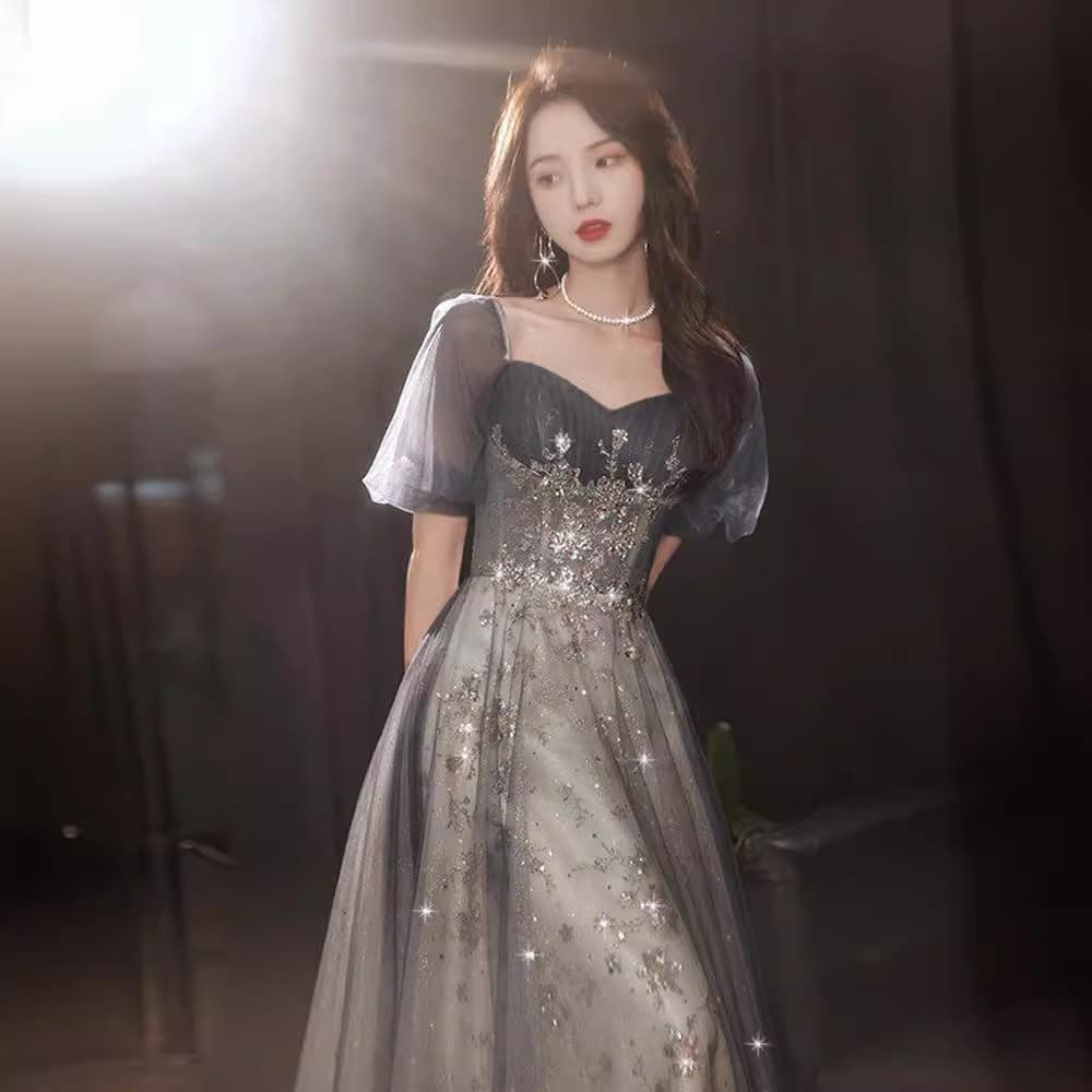 2026 New Elegant Fairy-Tale Evening Gown for Women, 18th Birthday Adult Ceremony Host Chorus Dress