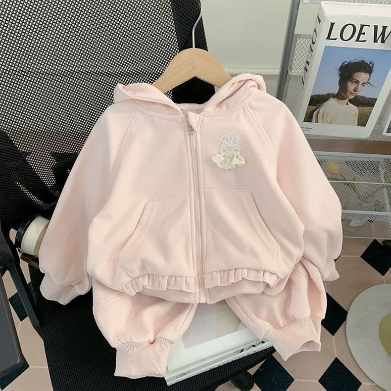 Girls' suits, spring clothes, new styles, children's sweatshirts, coats, pants, baby clothes, spring and autumn children's clothes