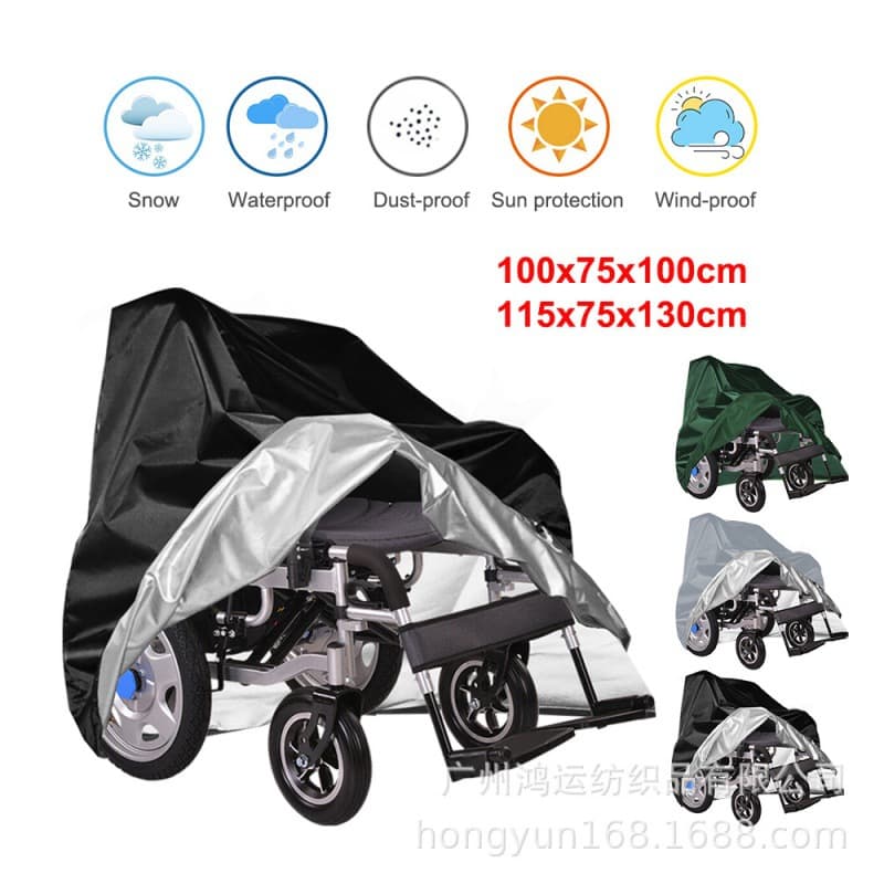 Cross-border hot sale Elderly scooter electric wheelchair dust cover 210 Oxford cloth Wheelchair cover
