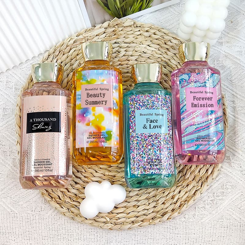 Brazil Thailand California Cross-border Trade Fragrance Shower Gel Body Wash Refreshing Shower Cream Shower Liquid Manufacturer Wholesale