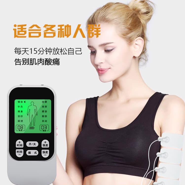 Physiotherapy Acupuncture Pulse Massager Electric Pulse Neck, Waist, Back Meridian Massager