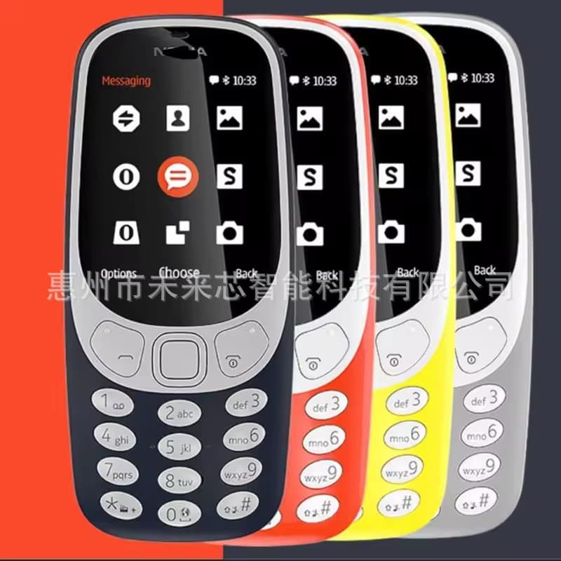 Processing and customization 3310 2.4 large screen foreign language mobile phone mobile phones without camera