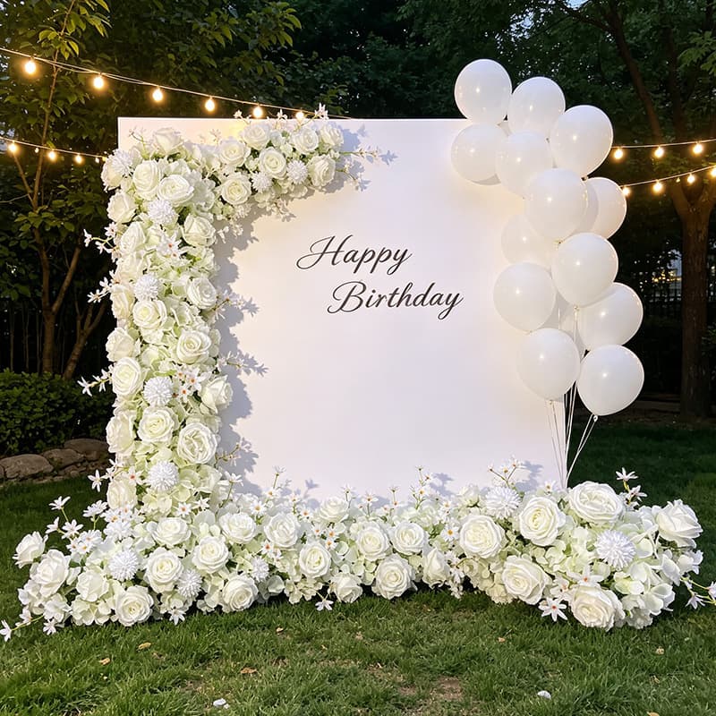 Cross-border new wedding flower row scene T stage layout wedding scene fake flowers simulated flower art road leading arch