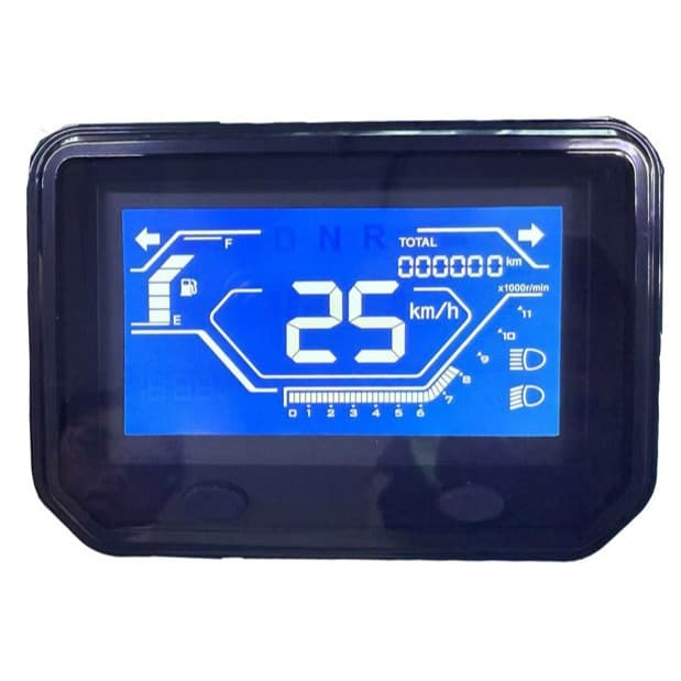 Factory Wholesale Direct Sales Motorcycle Modified Vehicle Instrument Daoqi LCD Instrument Waterproof Performance Two-Wheel Speedometer
