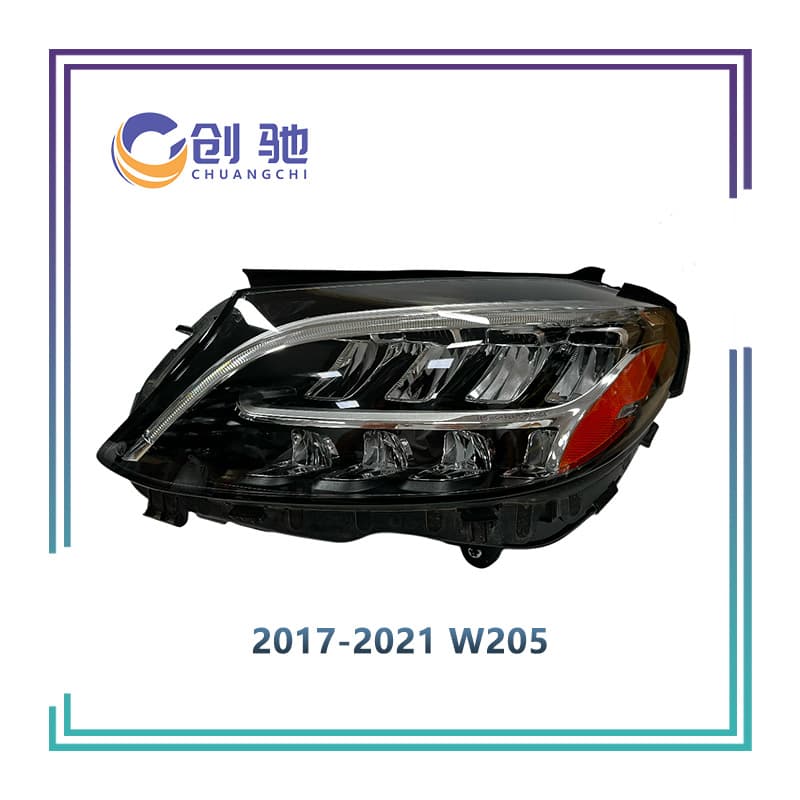 Original Mercedes-Benz Headlight US Version for 2017-2021 Mercedes-Benz C-Class W205 C260 C300 Headlight