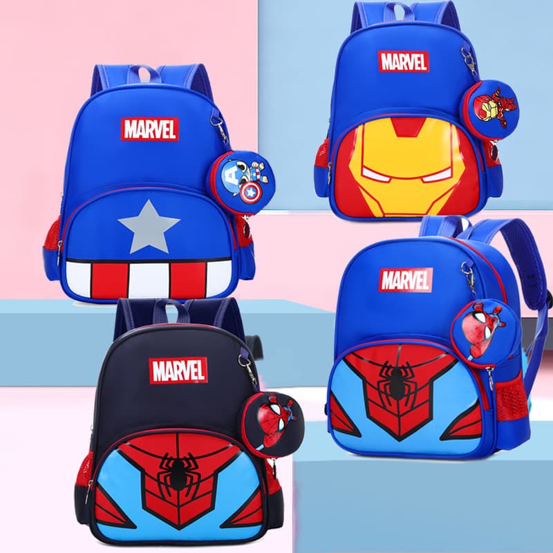 New cute cartoon children's bags, kindergarten boys and girls backpacks, trendy children's school bags, cross-border bags for large and small classes
