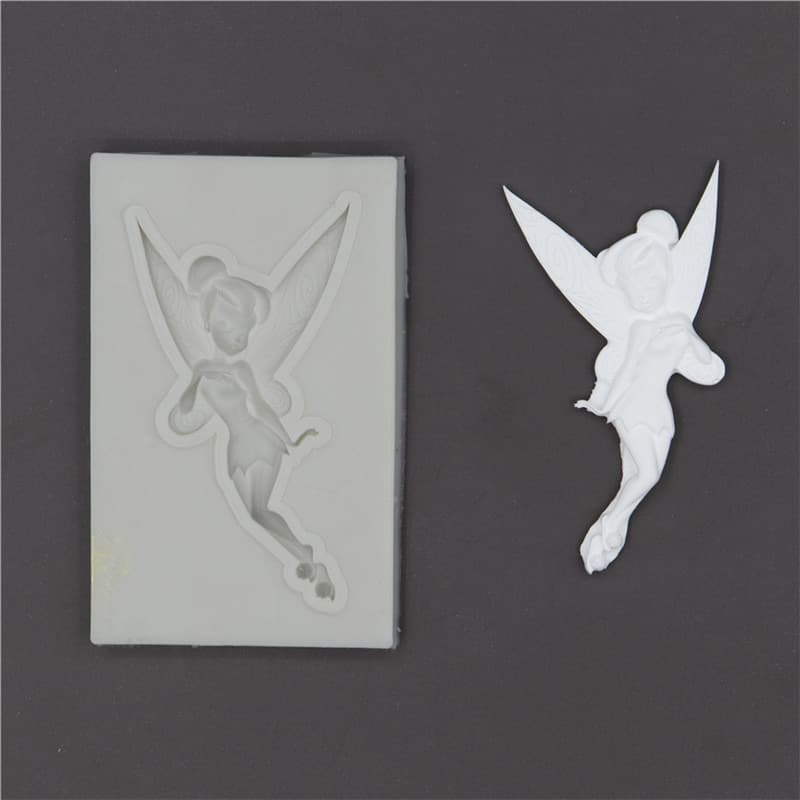 Fairy Fondant Silicone Mold Angel Flower Fairy Silicone Cake Decoration Mold
