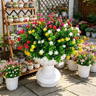 Eucalyptus Camellia Plastic Rose Artificial Flower Bouquet Home Decoration Factory Wholesale Artificial Bouquet