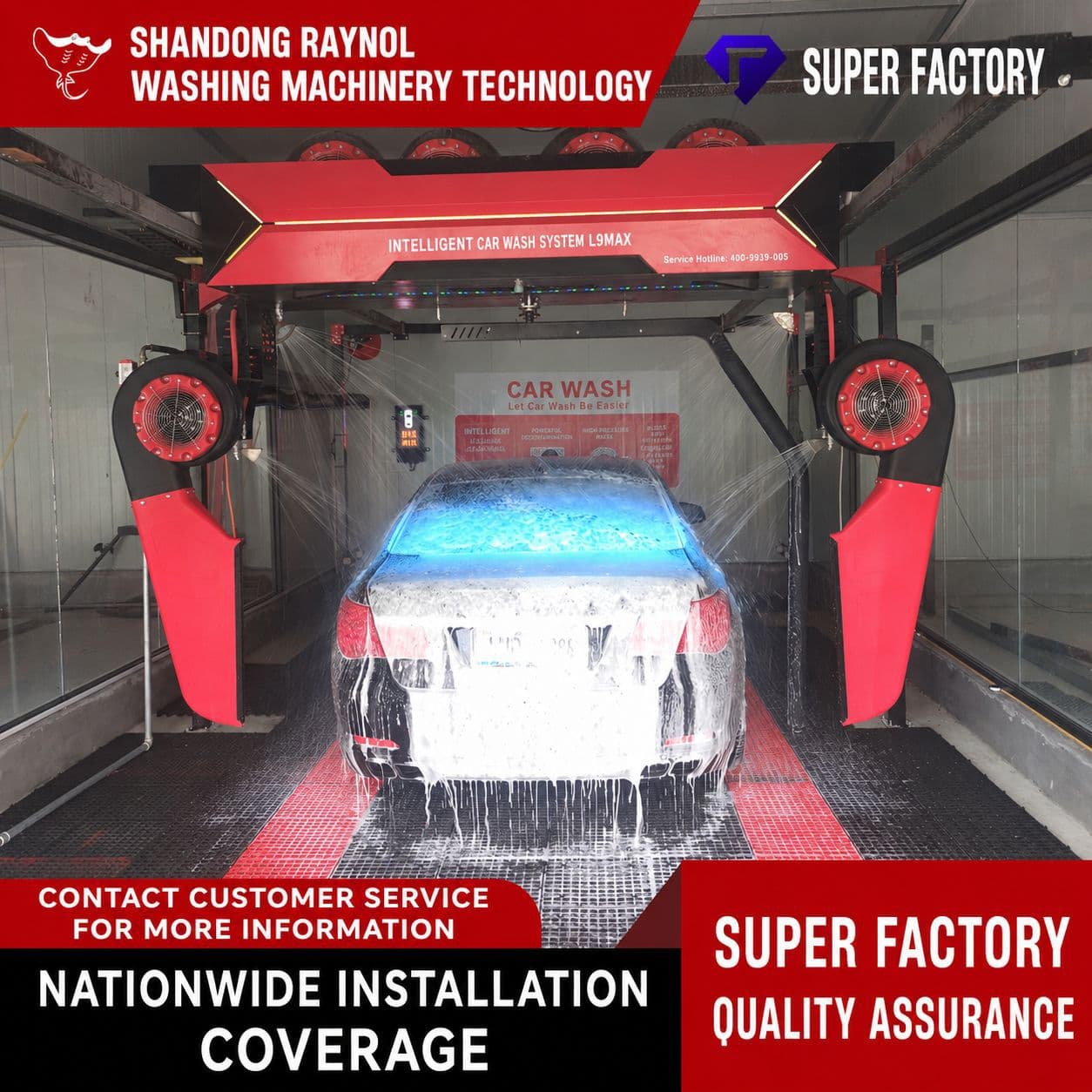 RayWash 360 Degree Fully Automatic Touchless Car Wash