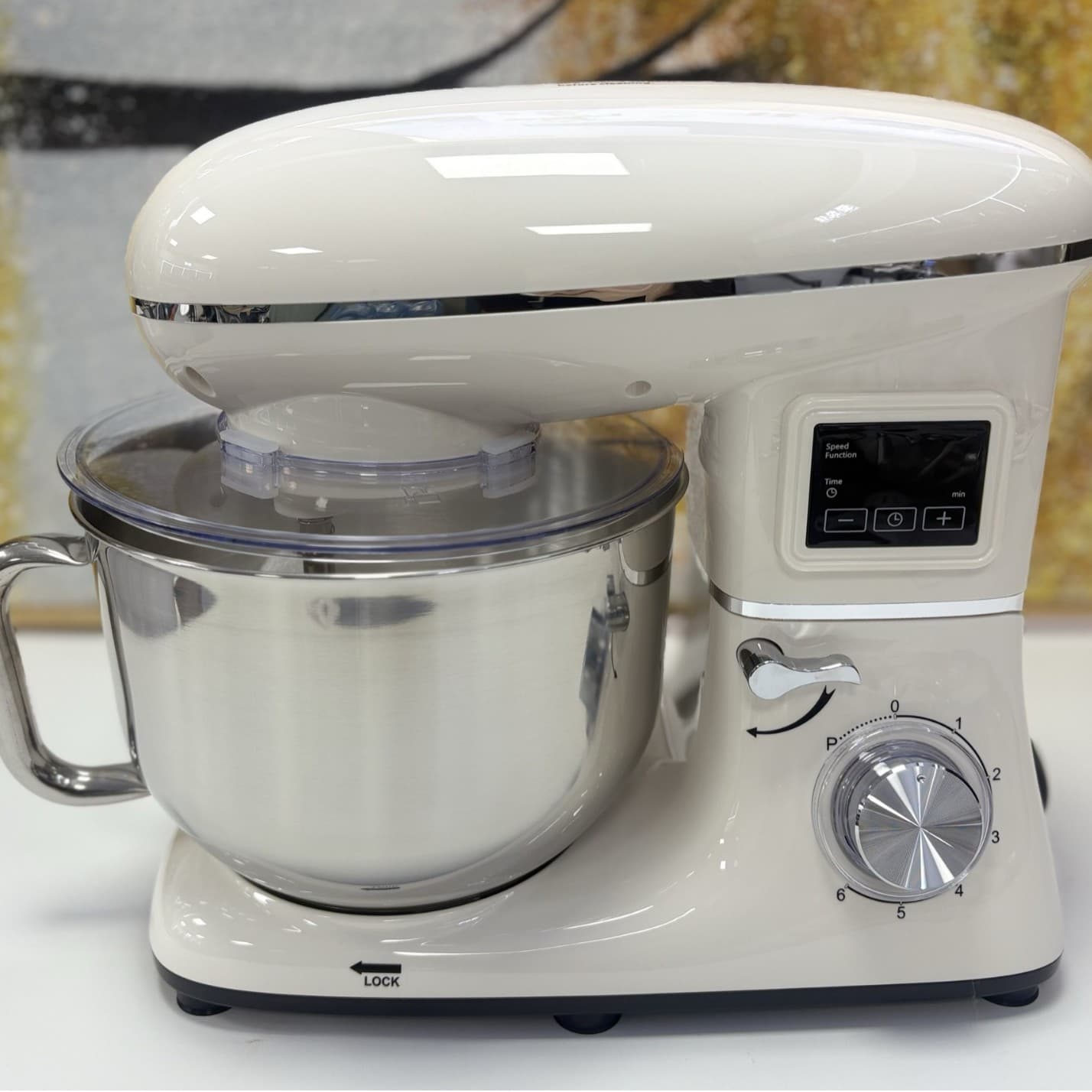 Household Cross-border Stand Mixer 6.5L with Display Screen, Countertop Food Mixer, In Stock New Arrival