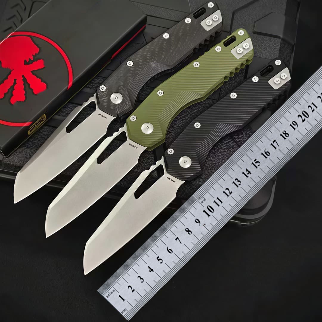 New Cross-Border Microtech MSI Folding Knife Carbon Fiber Handle D2 Steel High Hardness Sharp Blade Outdoor Tool
