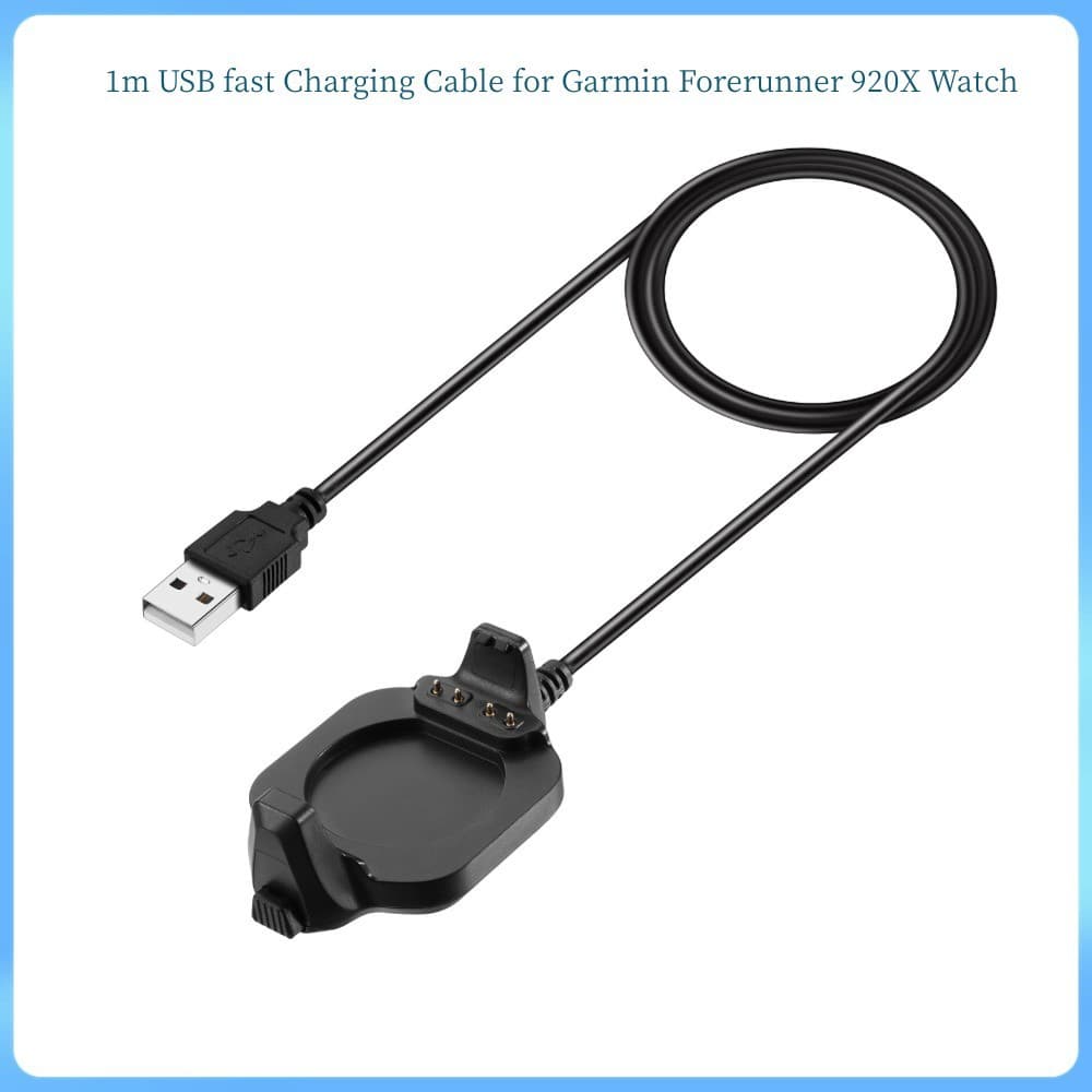 Charger with Data Cable Dock for Garmin Forerunner 920XT Smartwatch