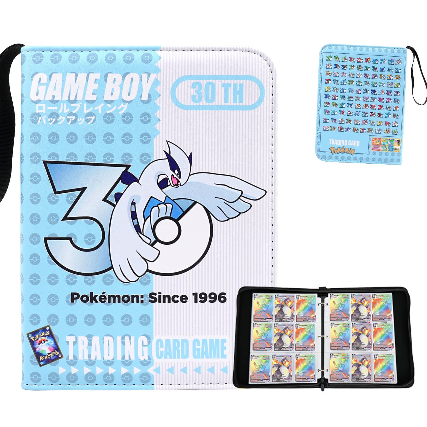 Pokemon 30th Anniversary Card Storage Album GB Second Generation Card Album Card Collection Album GAMEBOY Collection Album