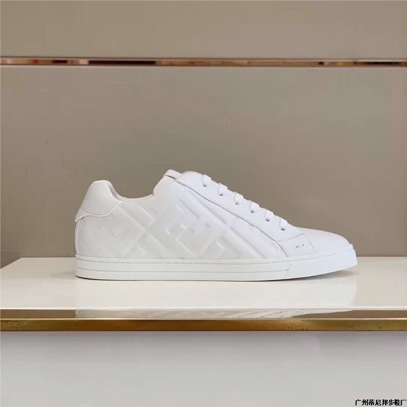 Ins Summer Men's Shoes Soft Sole Trendy Men's Shoes Round Toe F Sneakers Versatile Sports Fashion Men's Classic Pure White Niche