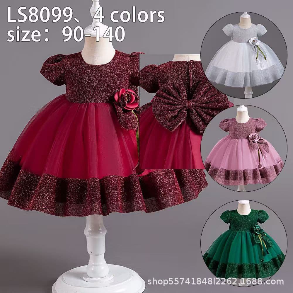 Girls Summer Dress for Kids Ages 3-6 Party