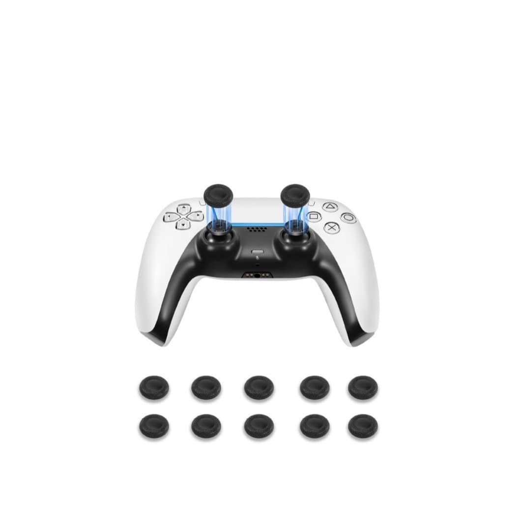 In Stock Replacement Thumbstick Caps for PS4/PS5 Controller Protective Covers Easy to Install Multi-Color Options PS5 Accessories