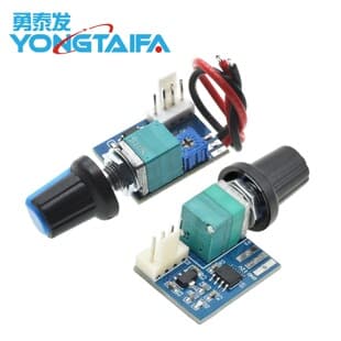 PC Case Fan Fan Speed Controller PWM Speed Control 12V Single Channel 4-Pin Low Power Silent