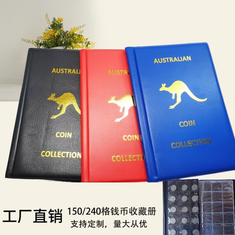 Factory direct sales 150 grids 240 grids antique coin knife coin Republic of China coins copper coin collection book coin storage positioning book