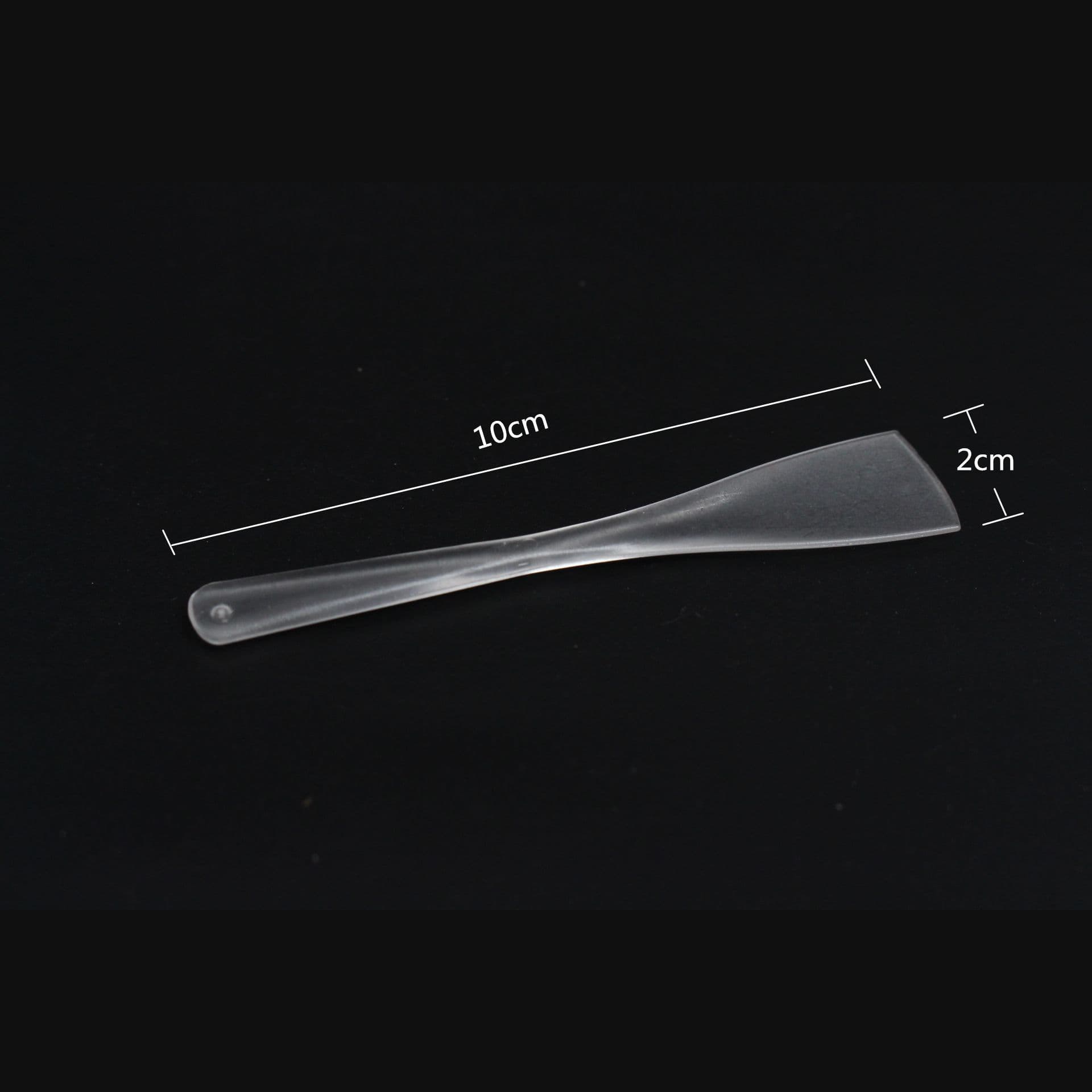 Disposable Food-Grade Plastic Creative Shovel-Shaped Cold Drink Spoons, Ice Cream Spoons, Jelly Spoons, Frosted Transparent