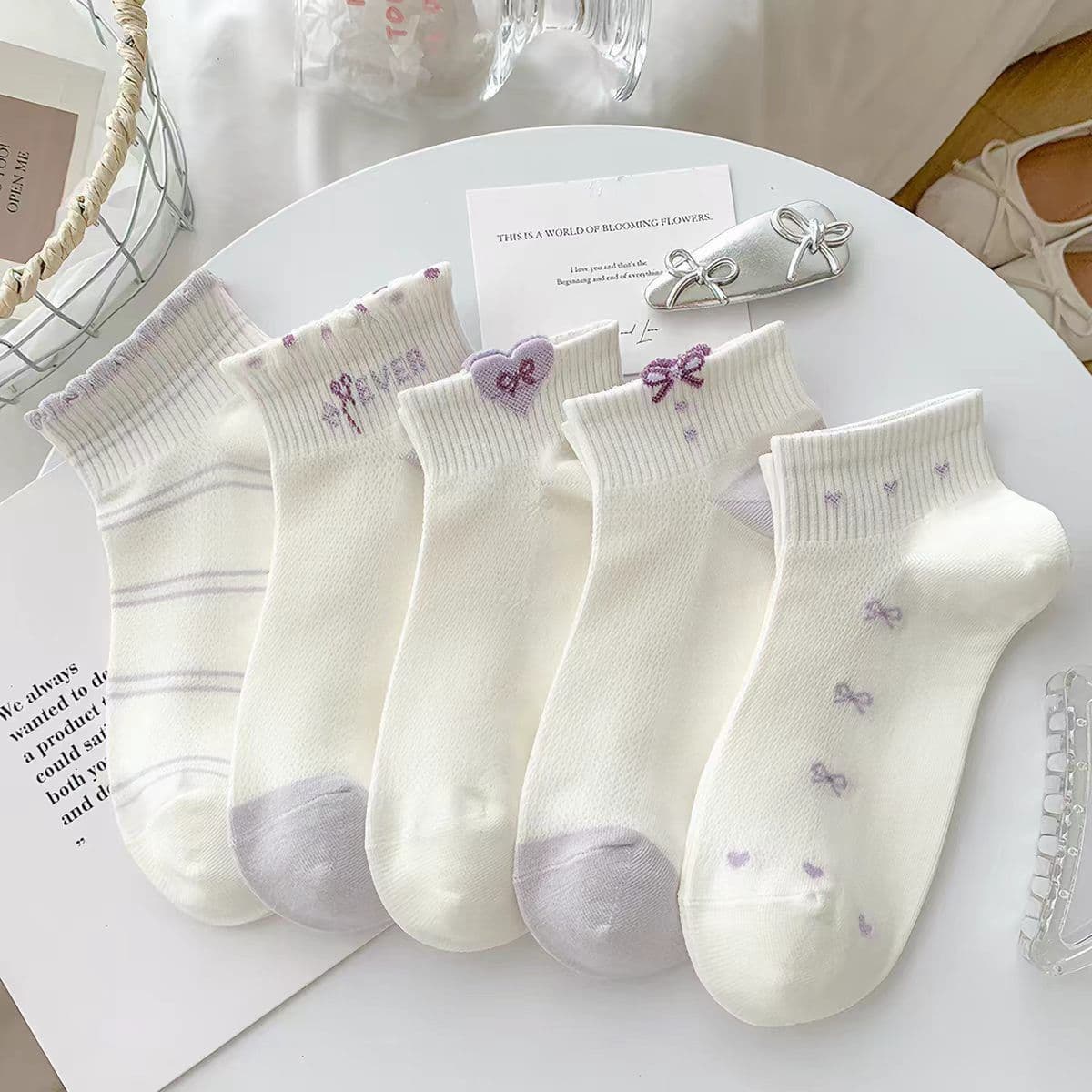 Summer Thin Socks for Women, New Anti-Odor Disposable Socks, Breathable Mesh Xinjiang Cotton Short Socks, Thin Cotton Summer Women's Socks