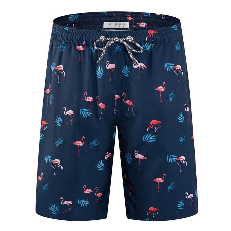 G 89543 Surfing Print Loose Fit Men's Shorts Printed Surf Shorts