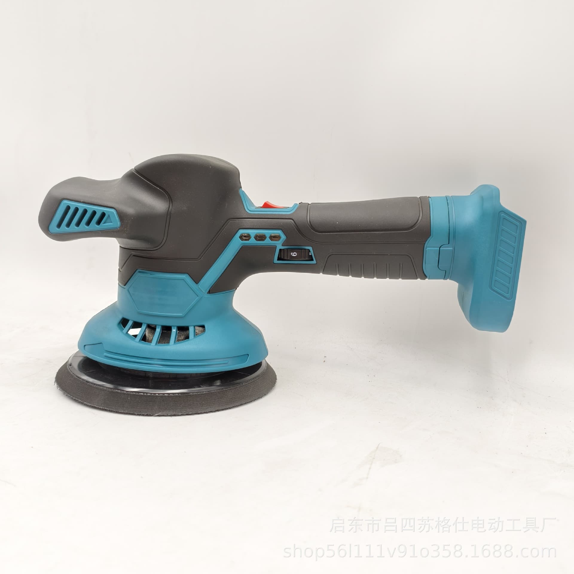 High-Power Car Manual Speed Adjustment Detailing Electric Waxer, Flat Surface Wireless Handheld Eccentric Lithium Polisher