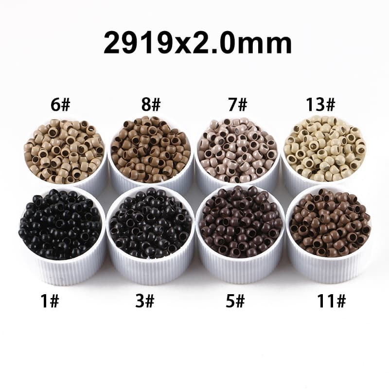 [NanoRing] New Copper Ring 2919*2 Copper Hair Extension Ring Nano Hair Extension Clip Invisible Hair Extension Tool
