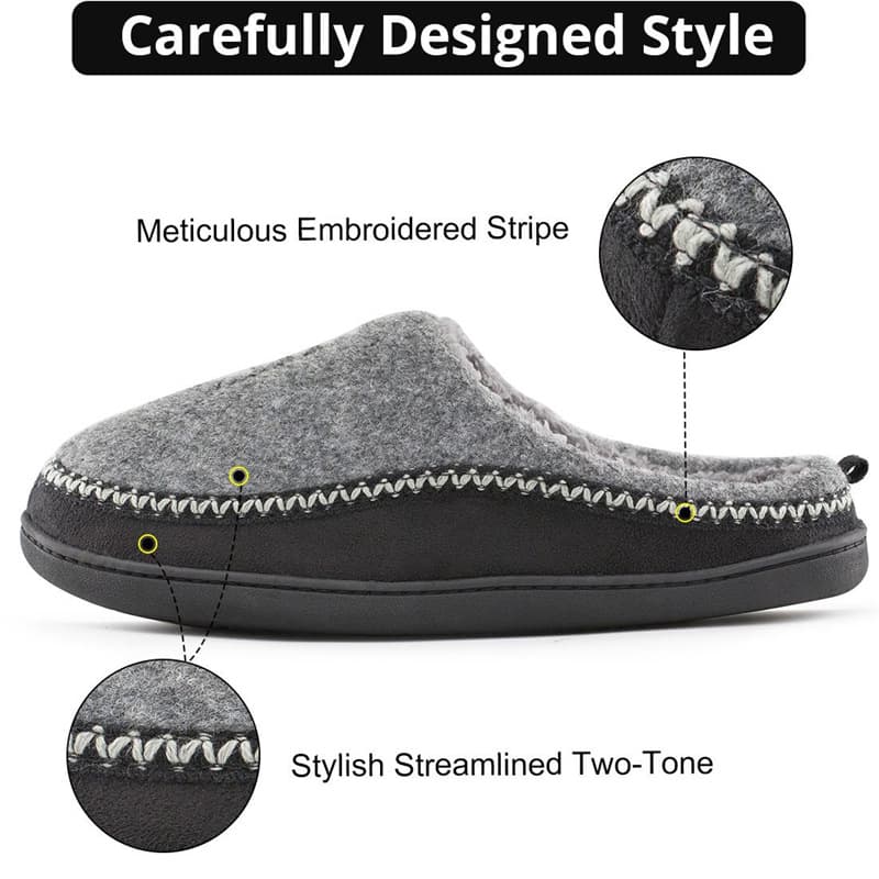 Cross-Border Plush Slippers for Men and Women, Comfortable Sponge Slippers, Memory Foam Amazon Slippers