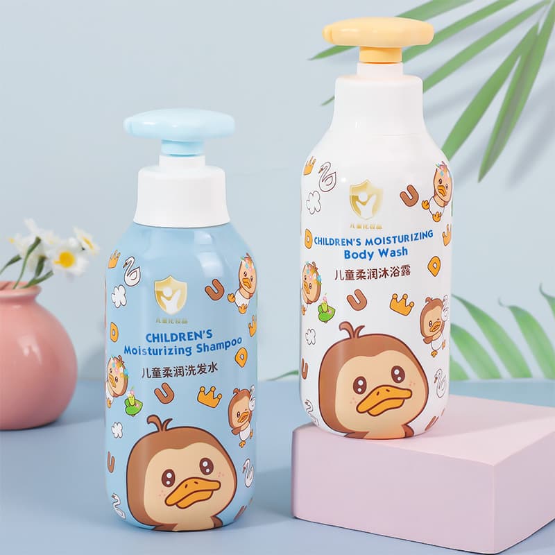 Calendula Children's Shampoo and Body Wash Gentle Silicone-Free Shower Gel Shampoo for Children Baby Bath Moisturizing