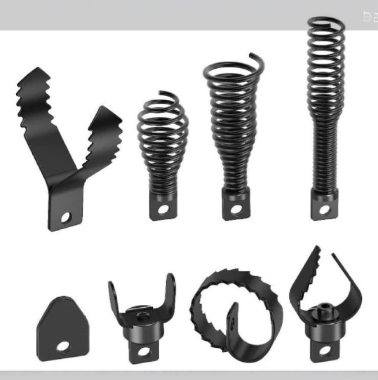 Drain Cleaner Combination Cutter Head Set Electric Pipe Dredging Machine Connector Drain Cleaner Combination Cutter Head