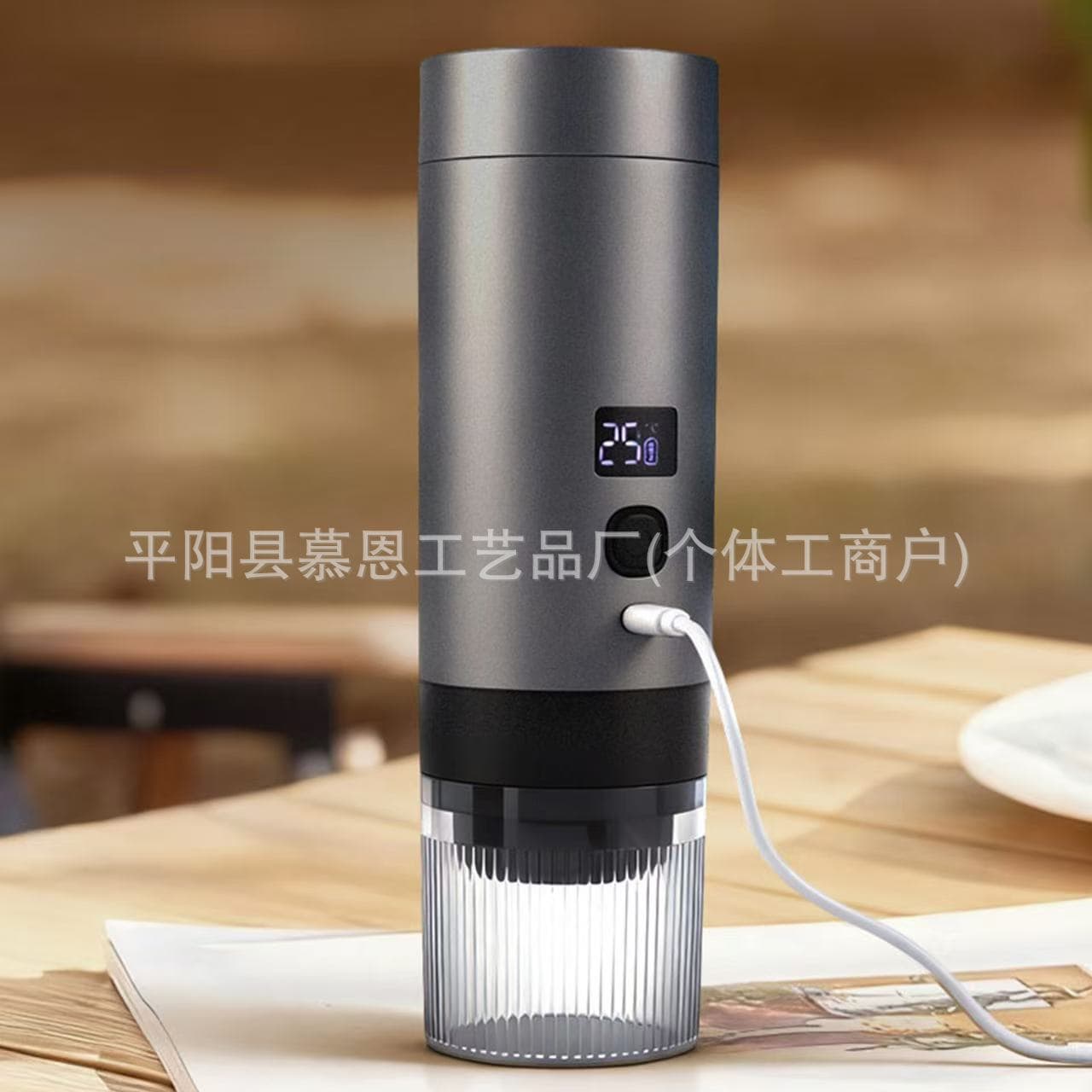 Cross-border New Portable Capsule Coffee Maker Outdoor Heatable Espresso Mini Coffee Machine 3-in-1