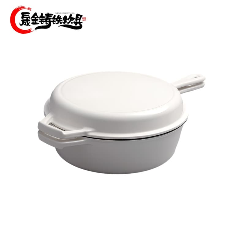 Manufacturer supplies cast iron enamel pot baking bread pan wholesale household enameled cast iron Dutch oven in stock cross-border