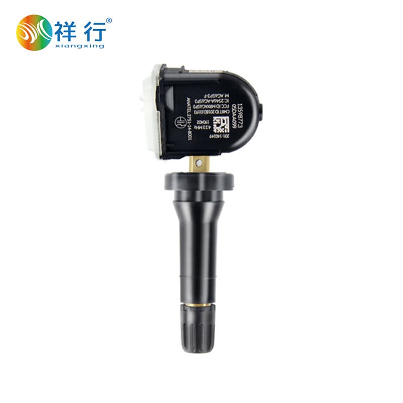 Tire pressure sensor 13598773 suitable for Buick, GMC, Chevrolet, and Opel tire pressure monitoring systems.