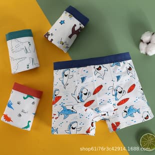Kids Pure Cotton Boys Boxer Briefs Full Cotton Baby Boys Toddler Kids Shorts New Low Price Custom