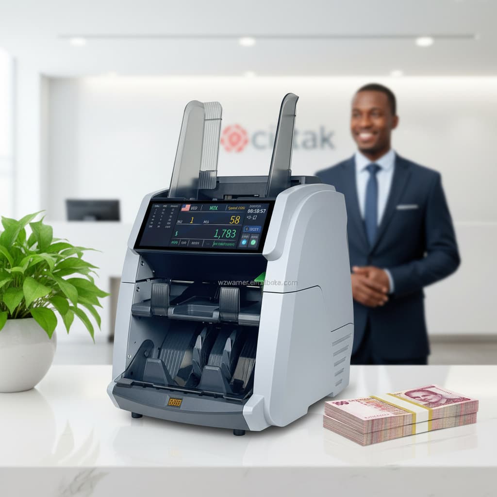 Cross-border Touch Screen Full Screen Currency Sorter Foreign Currency Bill Counter Counterfeit Detector Multi-Country 1+1 Sorter Tanzania